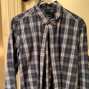 American Eagle Plaid Button Up